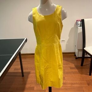 J. Crew Vibrant Yellow Mini Dress